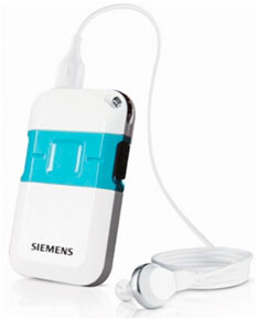 Аккумуляторный слуховой аппарат Siemens Pockettio - sluhmag.ru